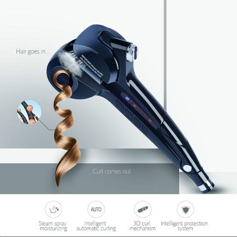 Professional ceramic hair steam machine hair curler roller curling iron, hair waver in digital magic styling tools styler - ROUTINE FASHION